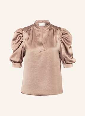 Neo Noir Blusenshirt Roella Aus Satin beige