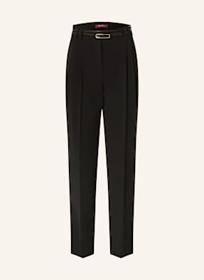 Max Mara Studio Kalhoty Gisella černá