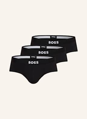 Boss 3er-Pack Slips One schwarz