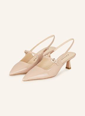 Prosperine Slingpumps S Otevřenou Patou nude