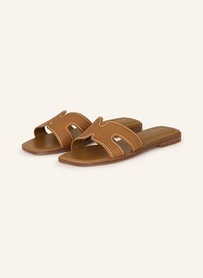 Aldo Pantofle Itsandal koňaková