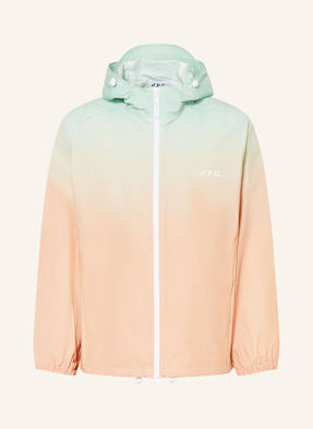 A.P.C. Blouson Meadow oranžová / tyrkysová