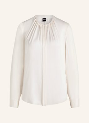 Boss Seidenbluse Banorah weiss