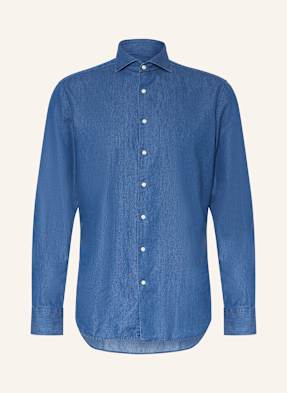 Strokesman's Hemd Regular Fit In Jeansoptik blau
