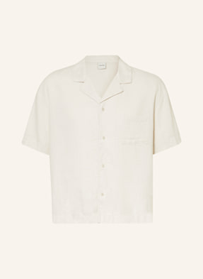 Calvin Klein Schlafshirt Linen Blend Mit Leinen weiss