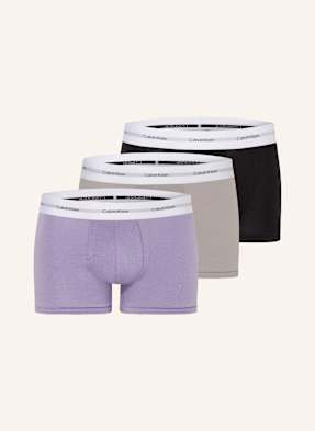 Calvin Klein 3er-Pack Boxershorts lila