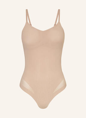 Calvin Klein Shape-Body Stay-Put Mesh beige