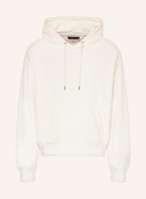 Tommy Hilfiger Žakárová Mikina S Kapucí krémová