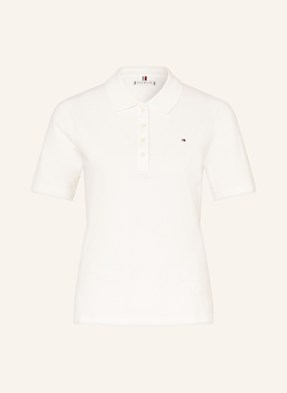Tommy Hilfiger Piqué-Poloshirt weiss