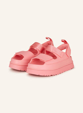 Ugg Plateau-Sandalen Goldenglow pink