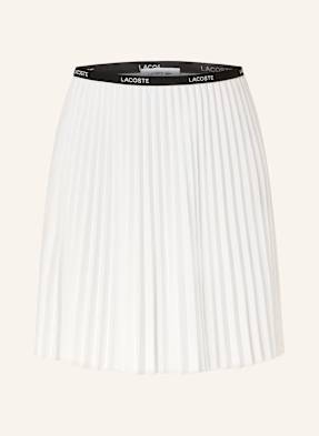 Lacoste Plisseerock weiss