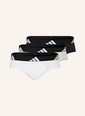 Adidas Slipové Kalhotky, 3 Kusy V Balení černá / bílá / světle šedá