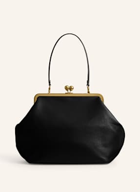 Coach Handtasche Kisslock Frame Large schwarz