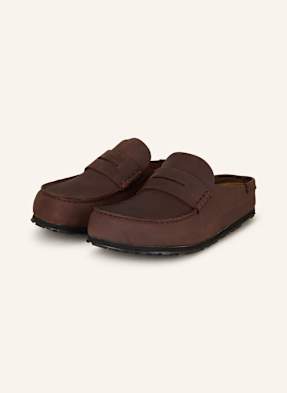 Birkenstock Pantofle Naples tmavě hnědá