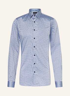 Olymp Hemd No. Six Super Slim Mit Extralangem Arm blau