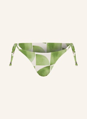 Seafolly Trojúhelníkové Bikinové Kalhotky Sunray světle zelená / krémová