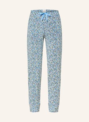 Schiesser Schlafhose Mix+Relax blau