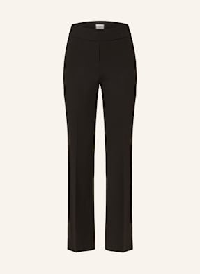 Seductive Bootcut Kalhoty Nanou Z Žerzejového Materiálu černá