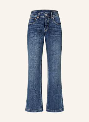 Herrlicher Straight Džíny Edna 605 snake blue