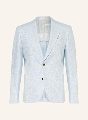 Sand Copenhagen Lněné Oblekové Sako Sherman Napoli Classic Fit 500 hellblau