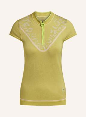 Adidas By Stella Mccartney Funkční Polokošile Truenature tmavě žlutá / bílá / růžová