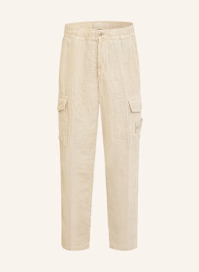 Stone Island Cargohose Ghost Regular Fit Aus Leinen beige
