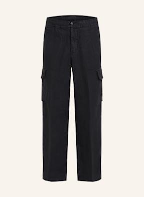 Stone Island Cargohose Ghost Regular Fit Aus Leinen blau