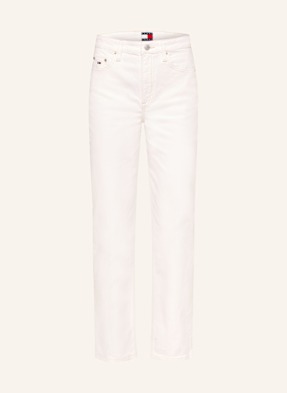 Tommy Jeans Straight Jeans Layla weiss