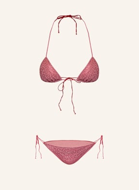 Oséree Bikiny S Trojúhelníkovým Horním Dílem Lumière růžová