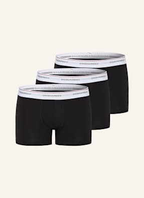 dsquared2 Boxerky, 3 Kusy V Balení černá