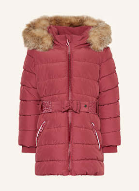 S.Oliver Red Steppmantel Mit Abnehmbarer Kapuze pink
