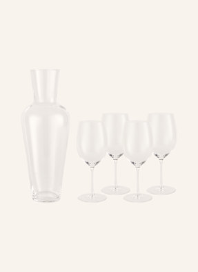 Riedel Sada 4 Sklenic Na Víno Veritas Cabernet S Karafou bílá