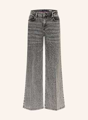 Raffaello Rossi Flared Jeans Sventy grau