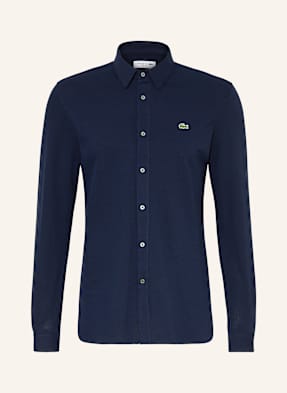 Lacoste Piqué-Hemd Slim Fit blau