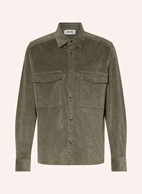 Drykorn Cord-Overjacket Gunray gruen