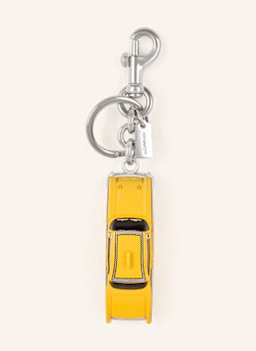 Coach Taschenanhänger Taxi Small silber