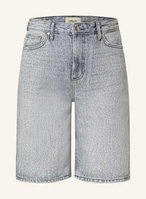 Only Džínové Šortky light grey denim