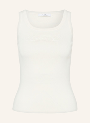 Max Mara Stricktop Pentola weiss
