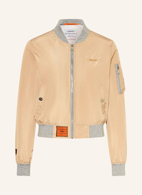 Bombers Original Bunda béžová / šedá