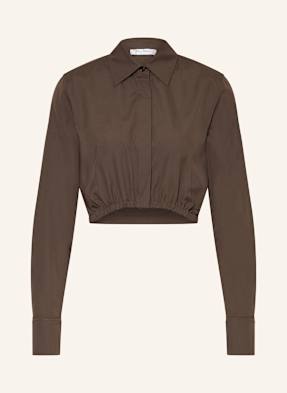 Max Mara Hemdbluse Angio braun