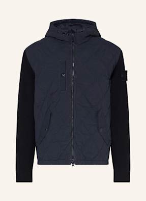 Stone Island Blouson Ghost Im Materialmix blau