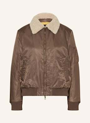 Darling Harbour Blouson S Plyšovým Materiálem copper