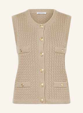 Mrs & Hugs Strickweste beige