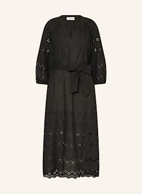 Neo Noir Kleid Colette Mit Lochspitze schwarz