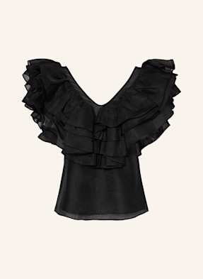 Ted Baker Blusentop Calonda Mit Volants schwarz