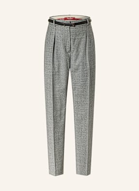 Max Mara Studio Kalhoty Rania černá / bílá