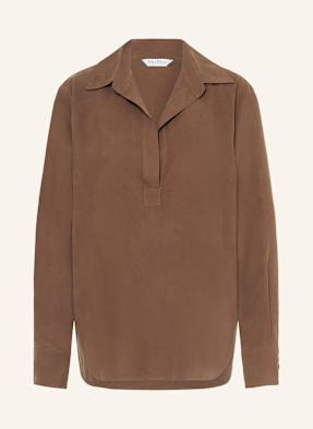 Max Mara Blusenshirt Mirko Aus Seide braun