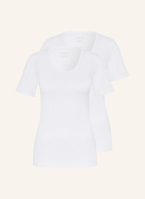 Falke Trička Daily Comfort, 2 Kusy V Balení bílá