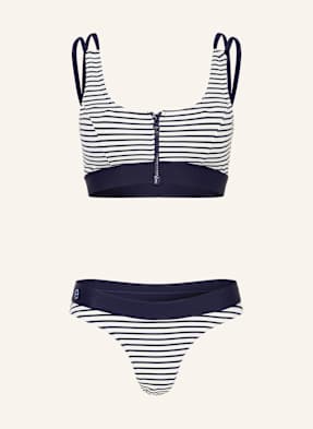 Café Du Cycliste Bustier Bikiny Ariel tmavě modrá / bílá