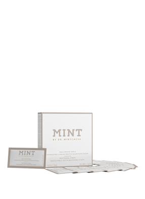 Mint By Dr. Mintcheva Hollywood Smile Whitening Strips Bělicí pásky na zuby, které se samy rozpouštějí (28 kusů)